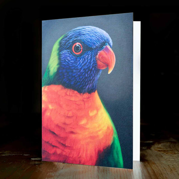 Greeting card - made from art print of my original art - My Friend - by Swapnil Nevgi Fine Art