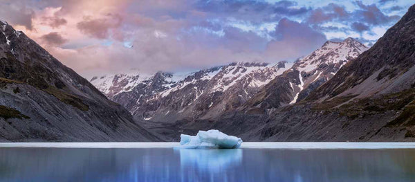 Iceberg in the Hooker Valley, Mount Cook National park New Zealand, photograhed by Swapnil Nevgi