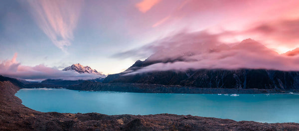 Lake Tasman sunrise is a fine art photography print of Mt Cook National Park - photographed by Swapnil nevgi