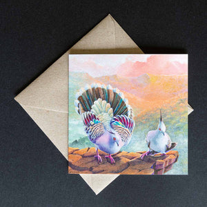 greeting card - Break Free shown with the envelope supplied - by Swapnil Nevgi Fine Art