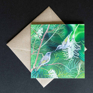 greeting card - love blossoms shown with the envelope supplied - by Swapnil Nevgi Fine Art